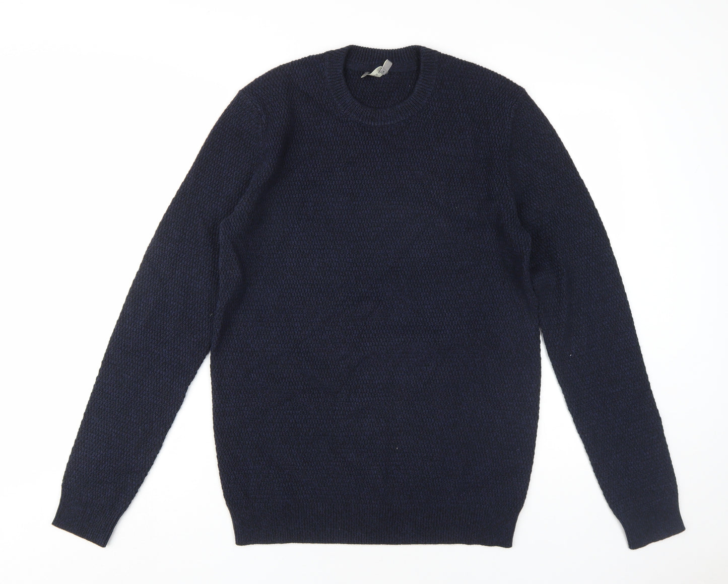 A-FRAME Men's Blue Pullover Jumper, Size M, Cotton