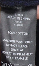 A-FRAME Men's Blue Pullover Jumper, Size M, Cotton