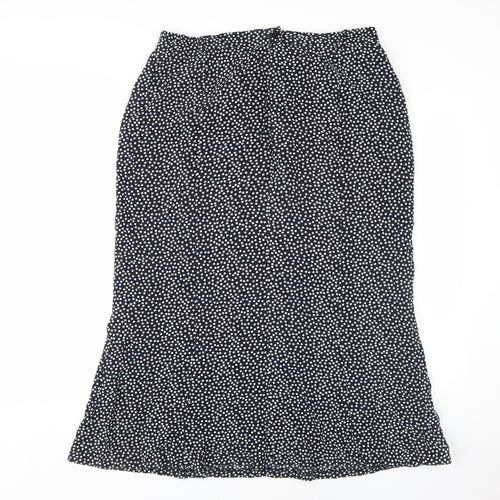 Frankenwälder Women's Black Polka Dot Pencil Skirt Size 14