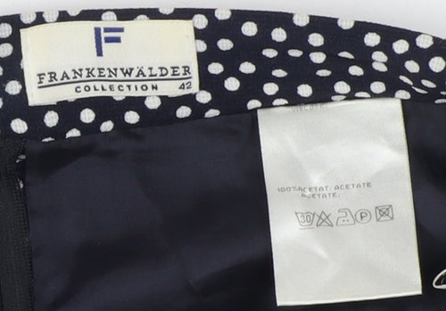 Frankenwälder Women's Black Polka Dot Pencil Skirt Size 14
