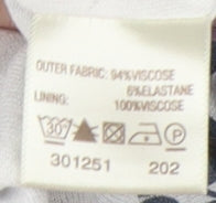 Phase Eight Women's Blue Floral Cowl Neck Top Size 10