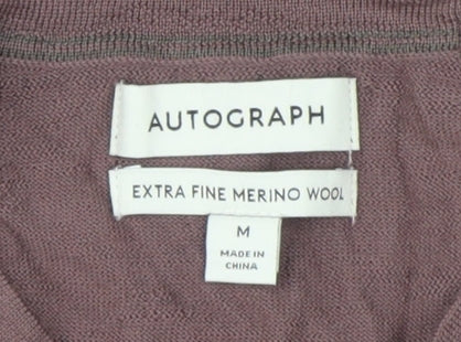 Marks and Spencer Men's Brown Wool Pullover M