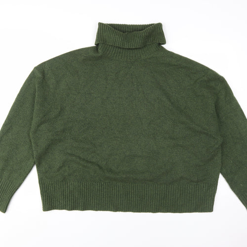 Nobody's Child Green Roll Neck Pullover Jumper, Size L