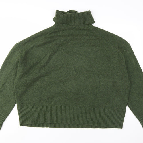 Nobody's Child Green Roll Neck Pullover Jumper, Size L