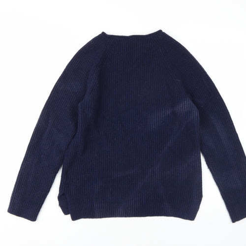 Gap Boys' XL Blue Chunky Knit Pullover Jumper