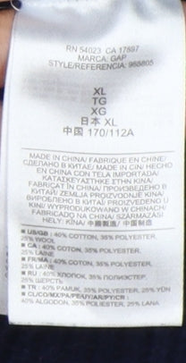 Gap Boys' XL Blue Chunky Knit Pullover Jumper