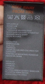 Urban Outfitters Women's Red Mock Neck Pullover Jumper