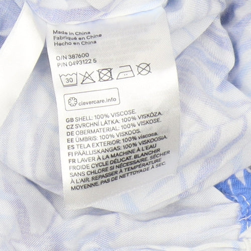 H&M Girls Blue Floral Jumpsuit - Size 14 Years, Sleeveless