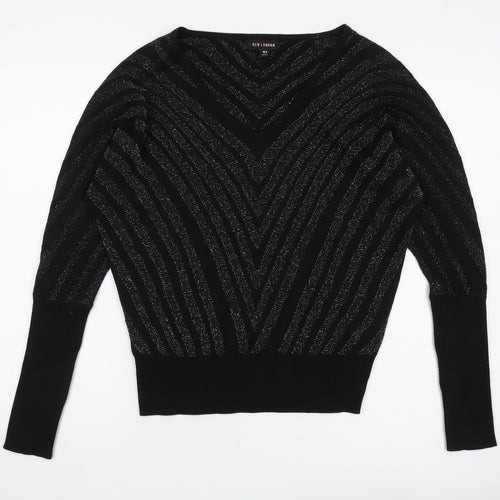 QED London Women's Black Pullover Jumper, Size M