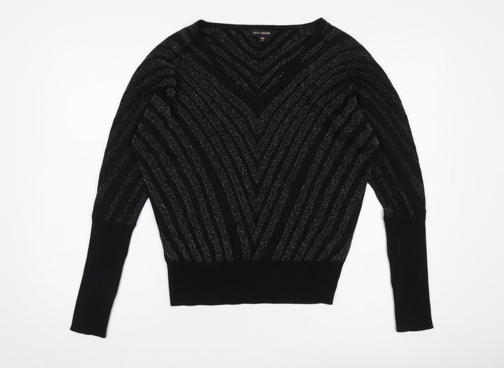 QED London Women's Black Pullover Jumper, Size M
