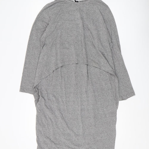 Blooming Marvellous Women's Grey Crew Neck Dress 14