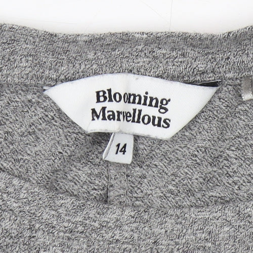 Blooming Marvellous Women's Grey Crew Neck Dress 14