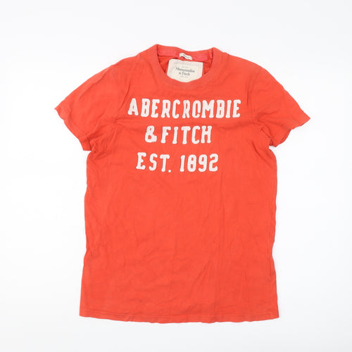 Abercrombie & Fitch Red Unisex T-Shirt, Size S