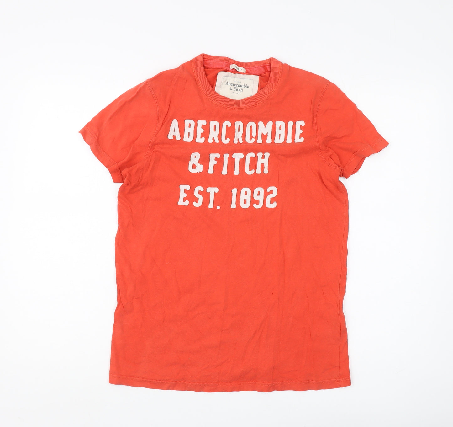 Abercrombie & Fitch Red Unisex T-Shirt, Size S