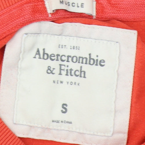 Abercrombie & Fitch Red Unisex T-Shirt, Size S