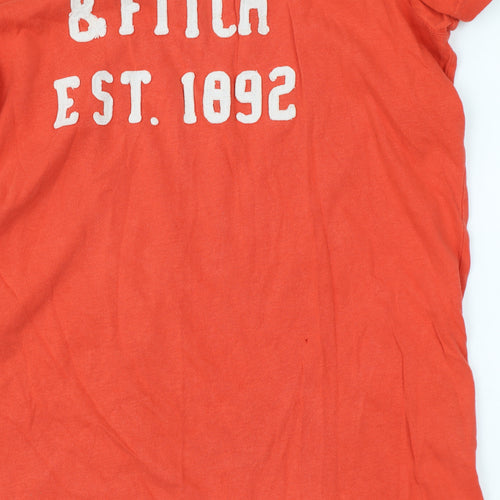 Abercrombie & Fitch Red Unisex T-Shirt, Size S