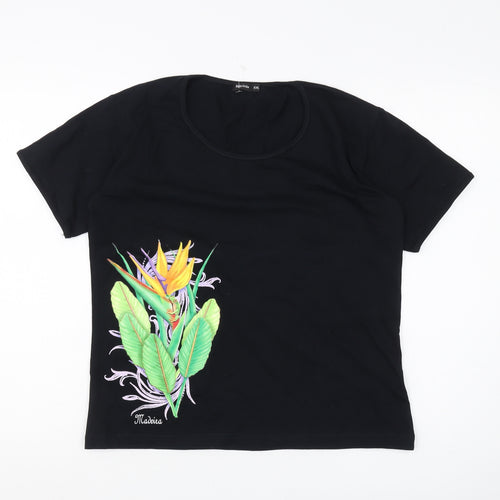 Rebrinde Unisex Black XL Basic T-Shirt