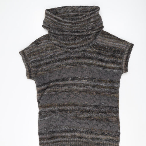Mint Velvet Grey Cowl Neck Women's Jumper Size 16