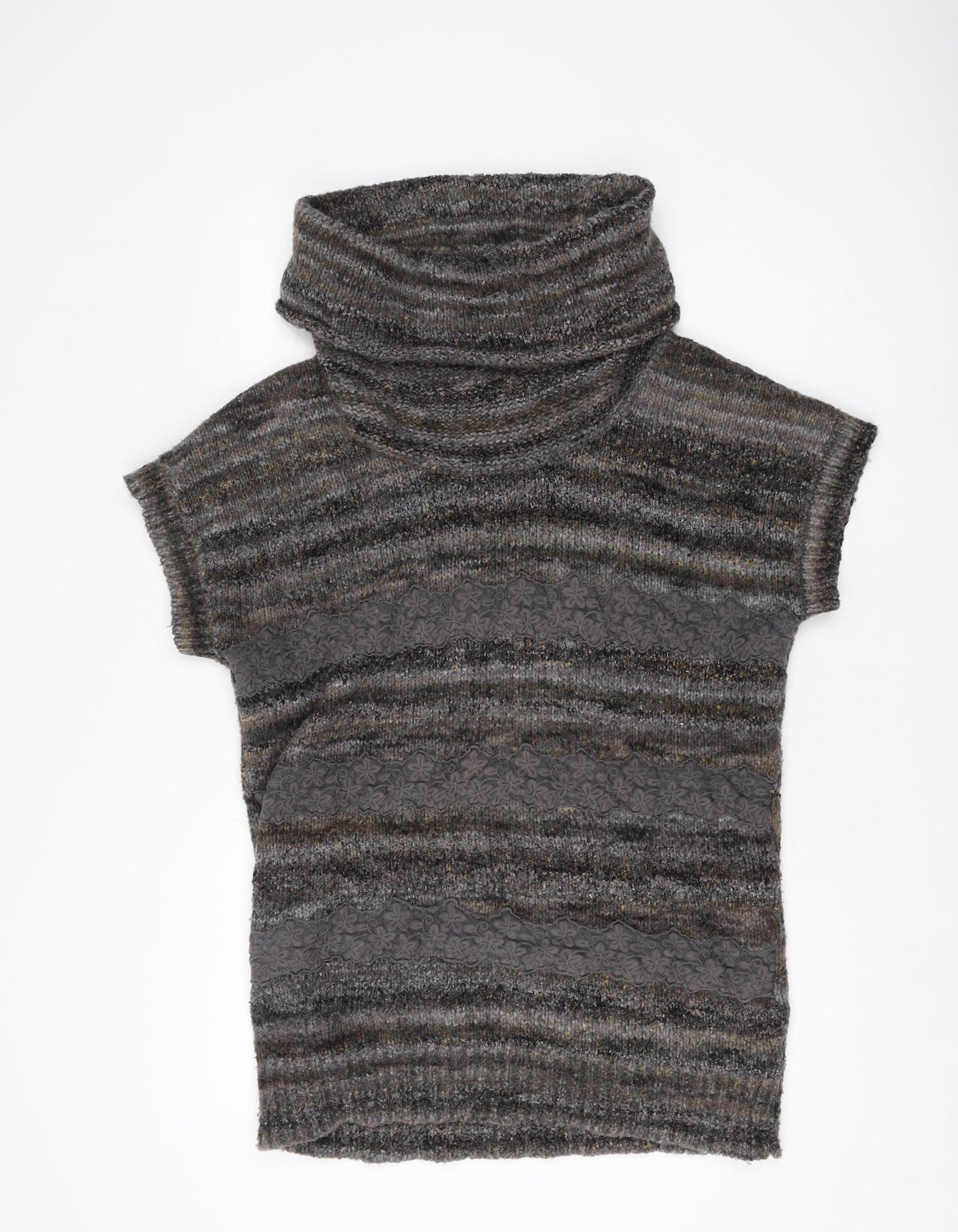 Mint Velvet Grey Cowl Neck Women's Jumper Size 16