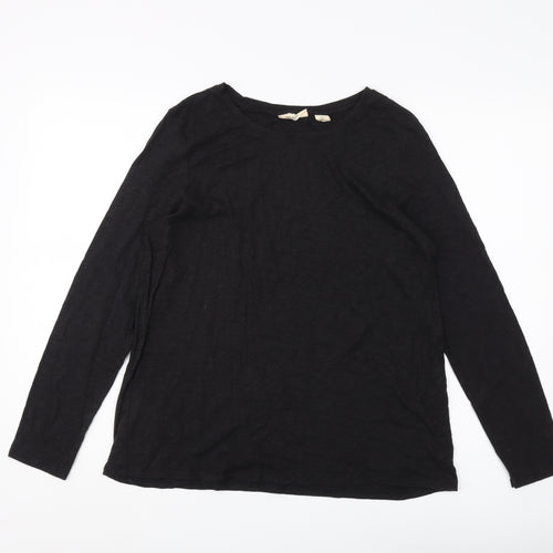 Christian Siriano Black Long Sleeve Women's T-Shirt L