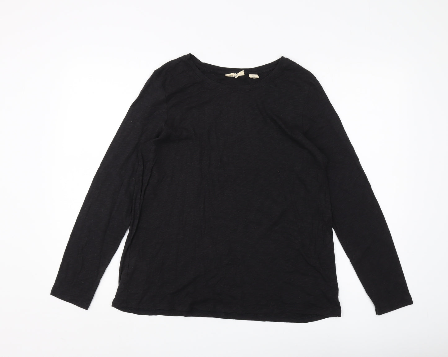 Christian Siriano Black Long Sleeve Women's T-Shirt L