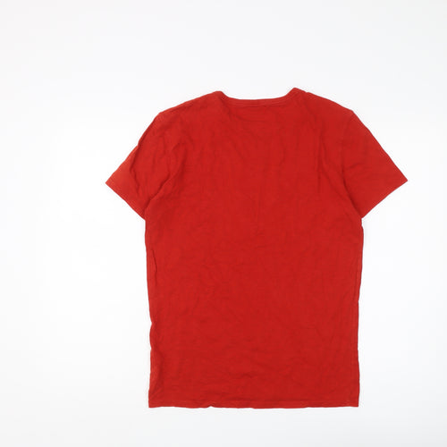 American Eagle Red Men's T-Shirt Size S Classic Fit