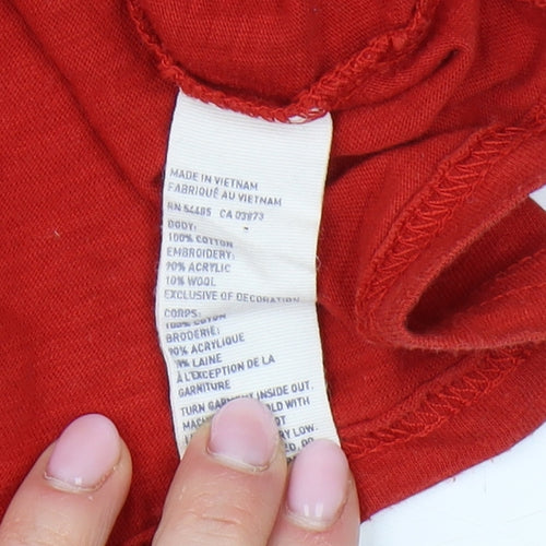 American Eagle Red Men's T-Shirt Size S Classic Fit