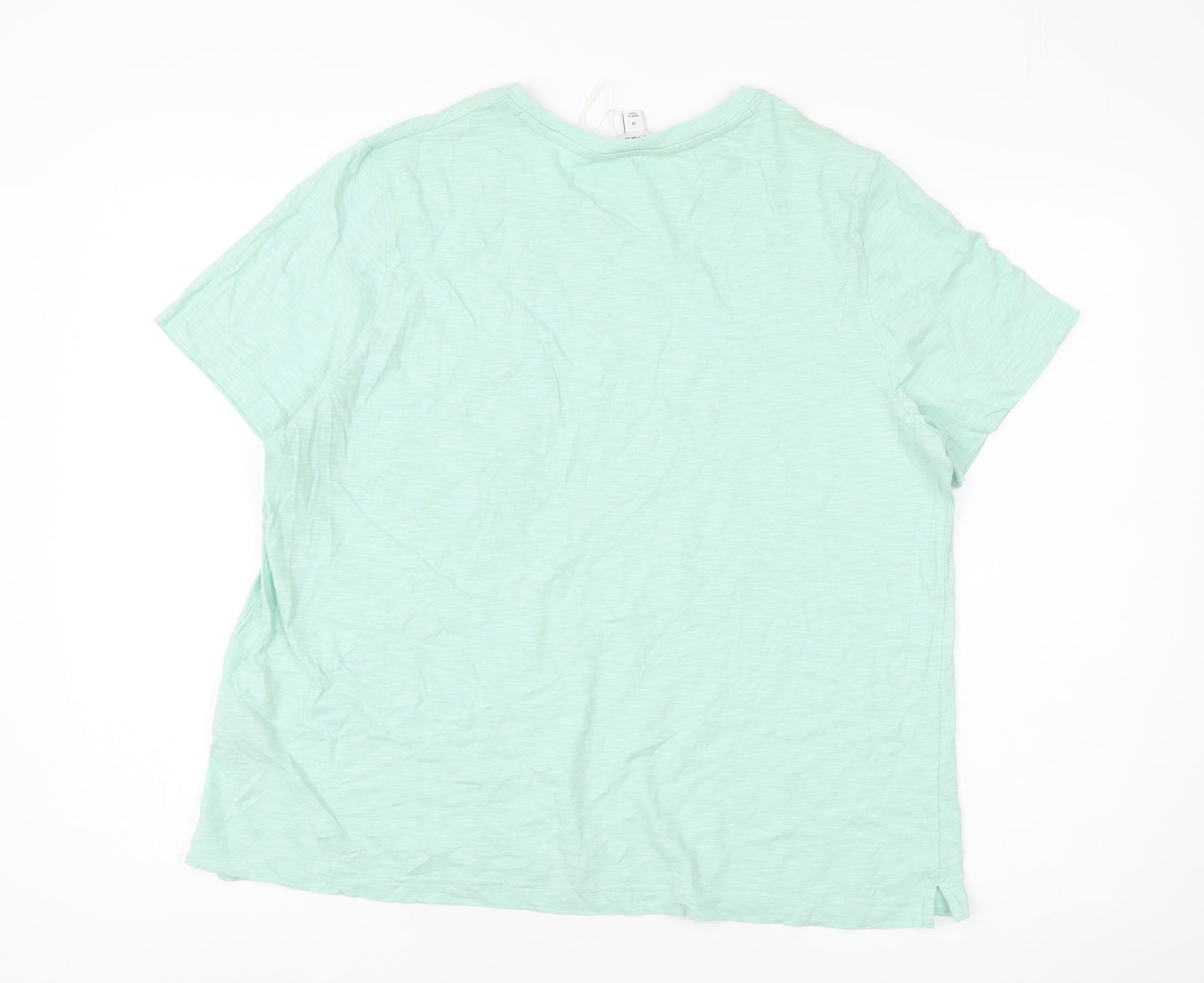 Marks and Spencer Women's Green T-Shirt Size 18