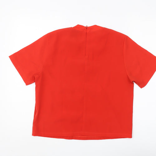 Adidas Women's Red Basic T-Shirt, Size 10