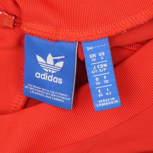 Adidas Women's Red Basic T-Shirt, Size 10
