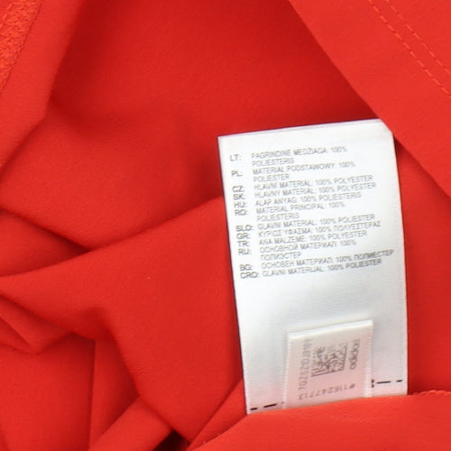Adidas Women's Red Basic T-Shirt, Size 10