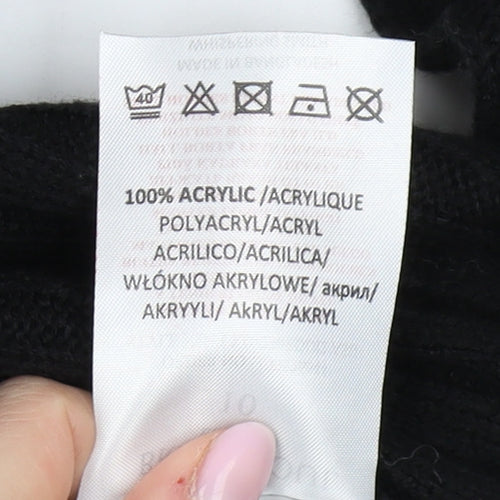 Brave Soul Women's Black Midi Bodycon Dress Size 10