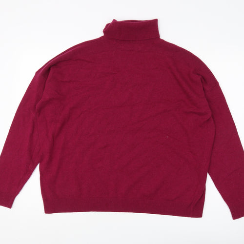 John Lewis Women's Red Pullover Jumper Size 16
