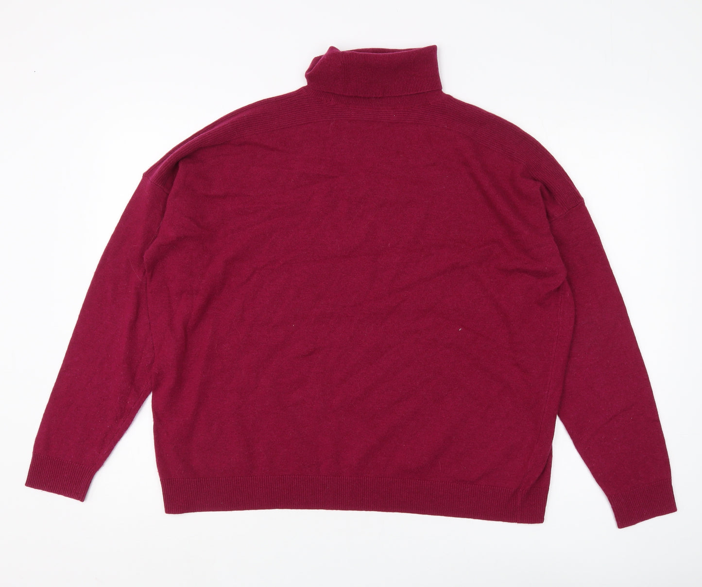 John Lewis Women's Red Pullover Jumper Size 16