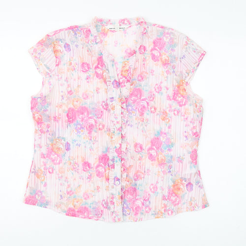 Bella Moda Women’s Multicoloured Floral Blouse UK 16
