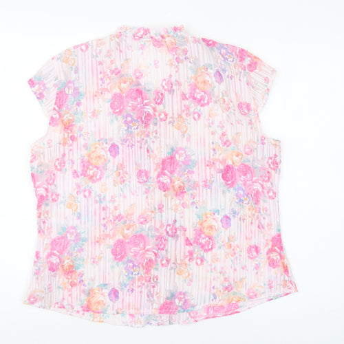 Bella Moda Women’s Multicoloured Floral Blouse UK 16