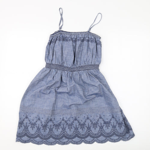 GapKids Girls Blue Cotton Lace Dress M