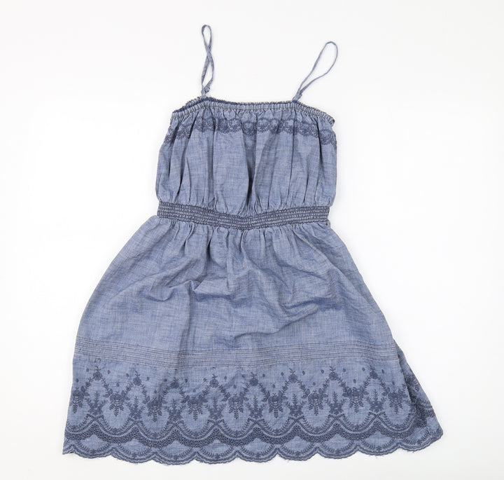 GapKids Girls Blue Cotton Lace Dress M