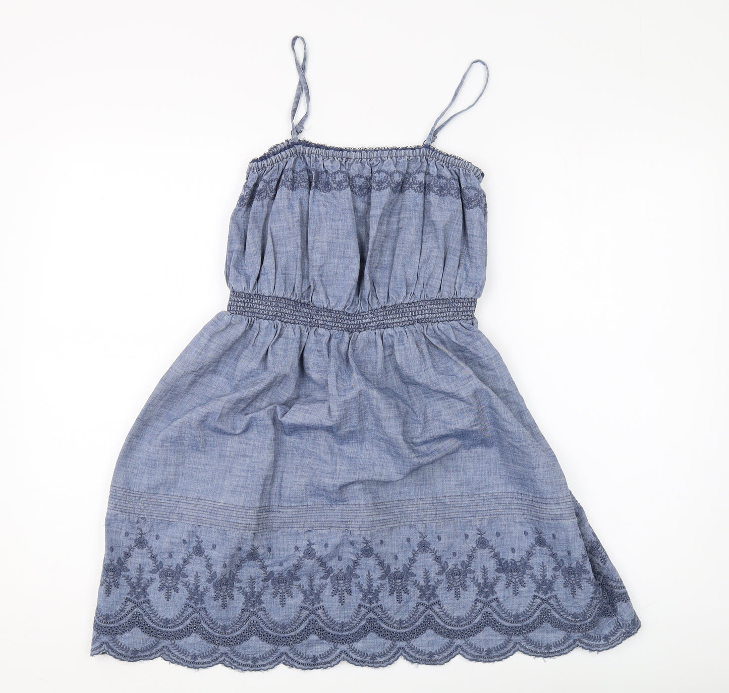 GapKids Girls Blue Cotton Lace Dress M