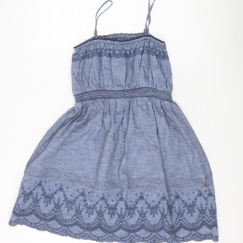 GapKids Girls Blue Cotton Lace Dress M