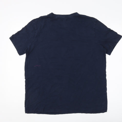 Volkswagen Men's Blue Beach T-Shirt, Large