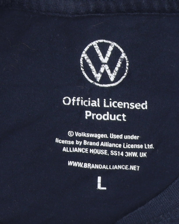 Volkswagen Men's Blue Beach T-Shirt, Large