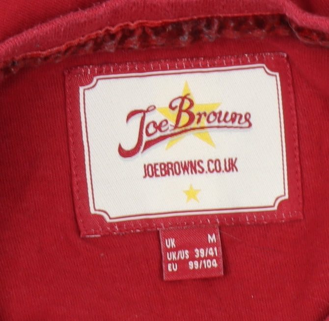 Joe Browns Men's Red Graphic Music Festival T-Shirt M