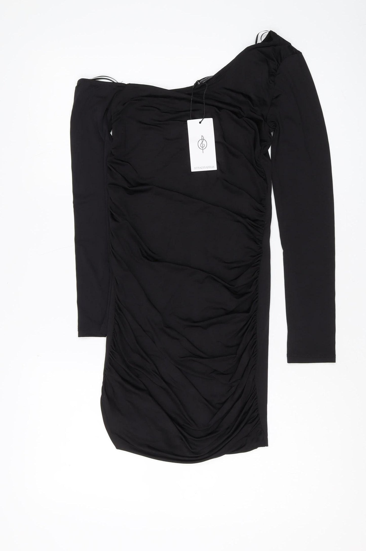 Stradivarius Women's Black Bodycon Dress Size 8