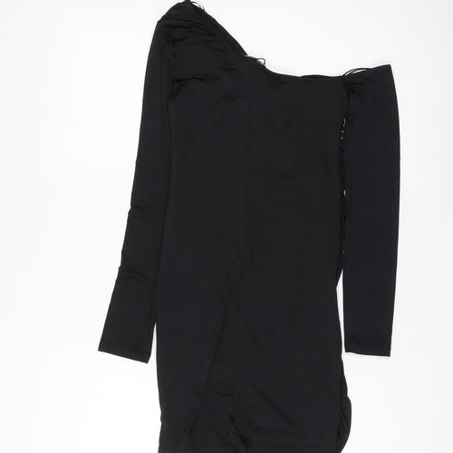 Stradivarius Women's Black Bodycon Dress Size 8