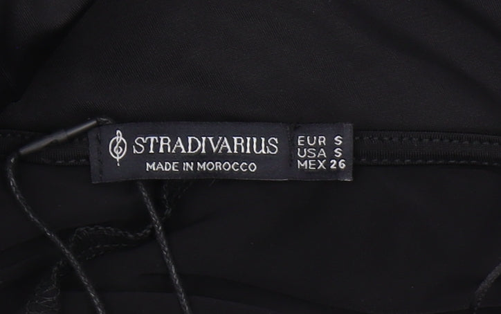 Stradivarius Women's Black Bodycon Dress Size 8
