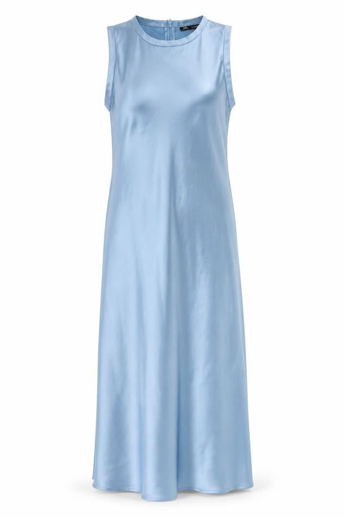 Zara Women's Blue Midi Slip Dress Size XS