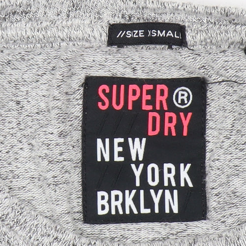 Superdry Women's Grey Sweater, Crew Neck, Size S