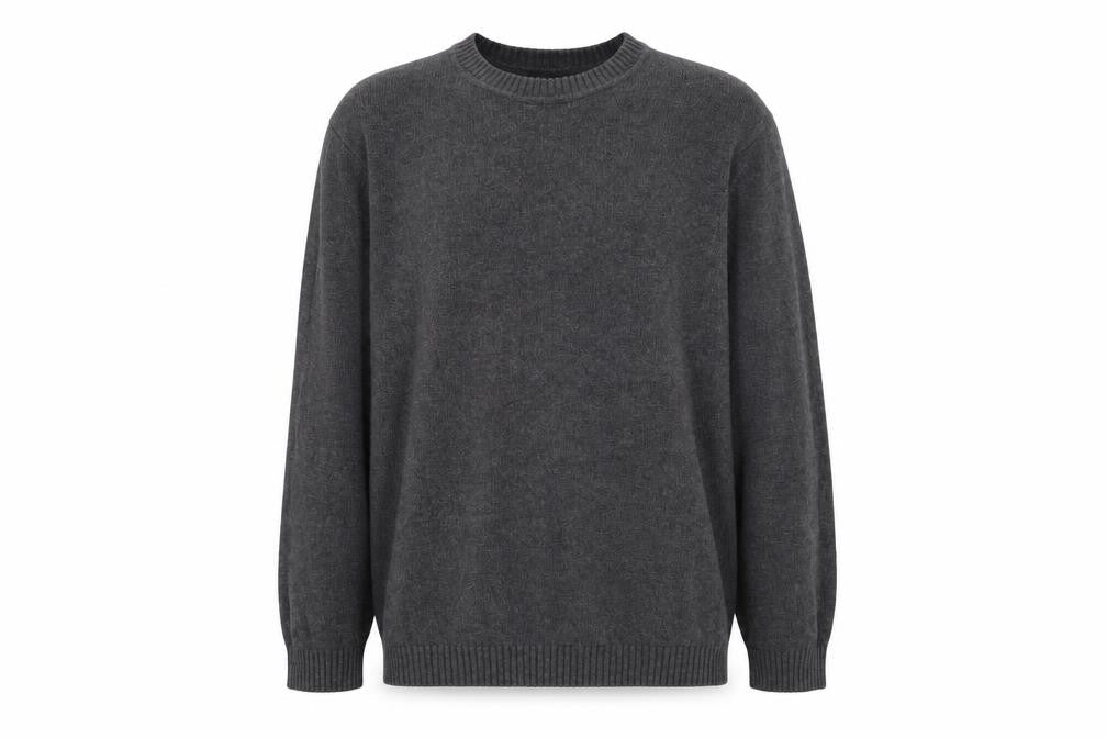 Front view of Austin Reed Men's Grey Cotton jumper XL