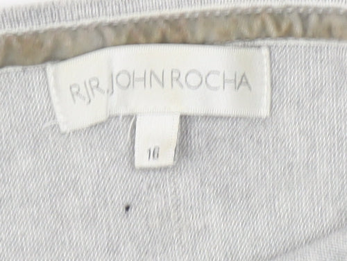 RJR John Rocha Women's Grey Cardigan Size 18